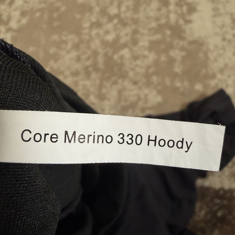 Sitka Core Merino 330 Hoody Mens 2XL Black Performance Hunting 1/2 Zip - Picture 9 of 10